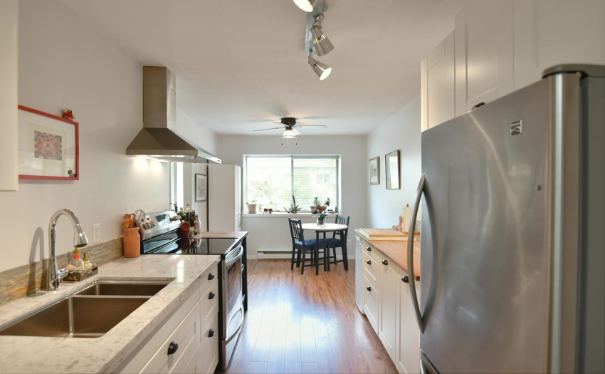Looking toward the eating area