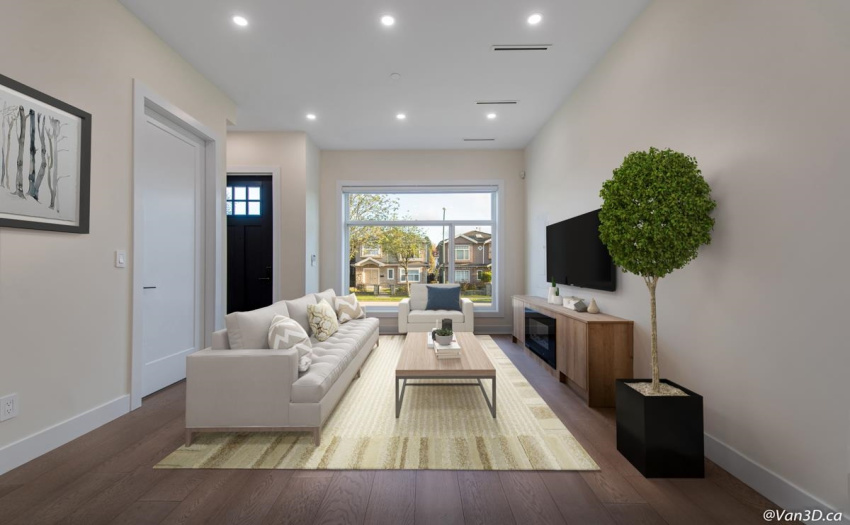 Built in high end Fisher & Paykel appliances with gas range, stone countertops, camera/security system, Nest thermostat, electric fireplace, and A/C.