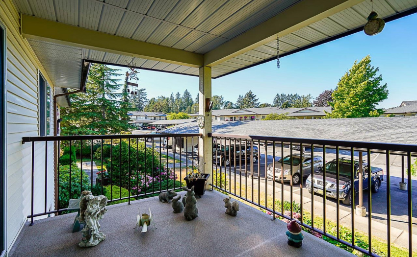Stay cool on your North Facing covered balcony while enjoying a good book.