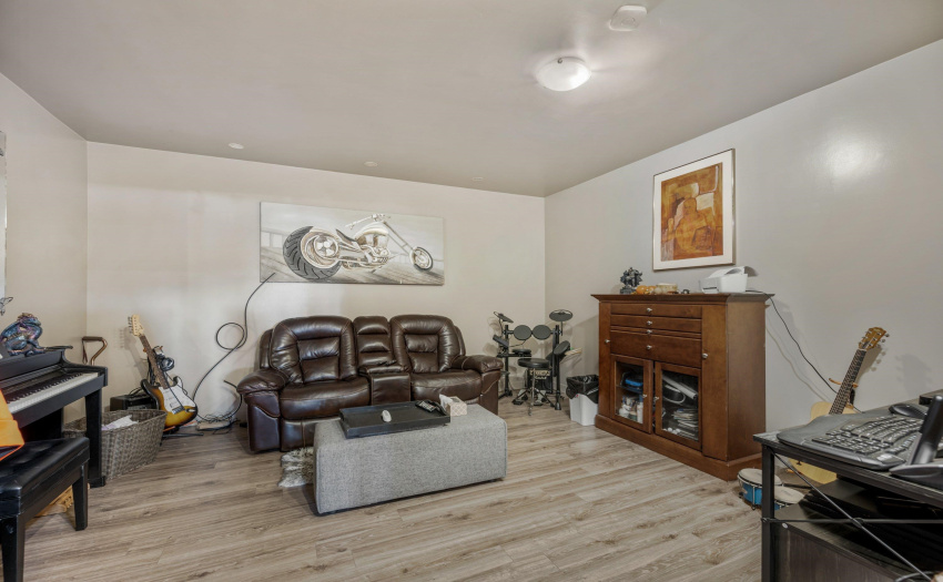 Bonus space accessible from Garage