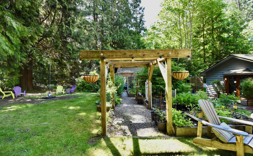 The yard is magical!