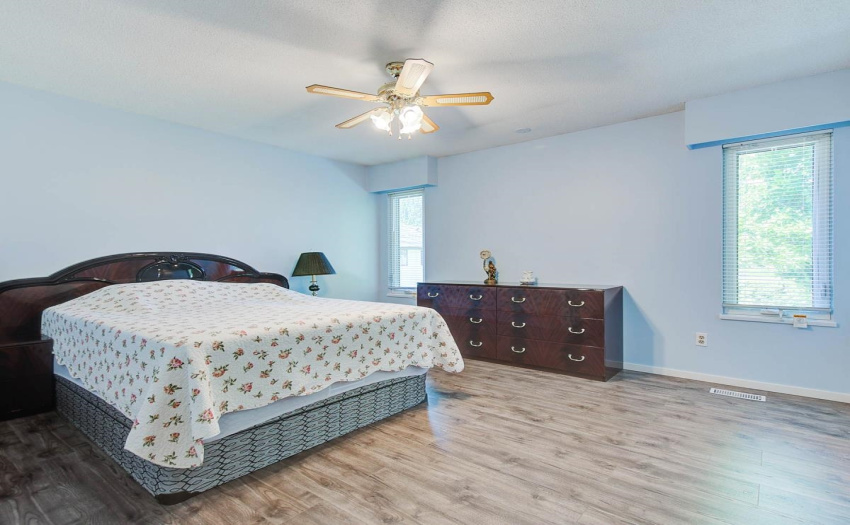 Bright and large master bedroom