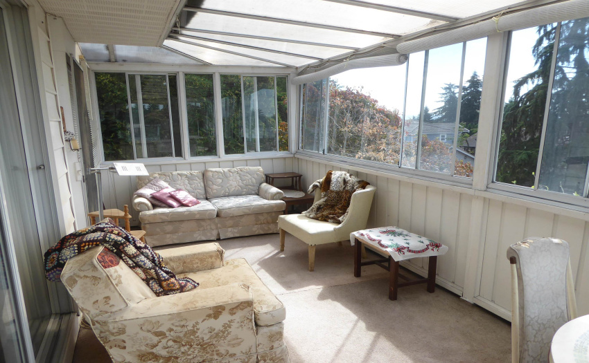 Porch with southern view