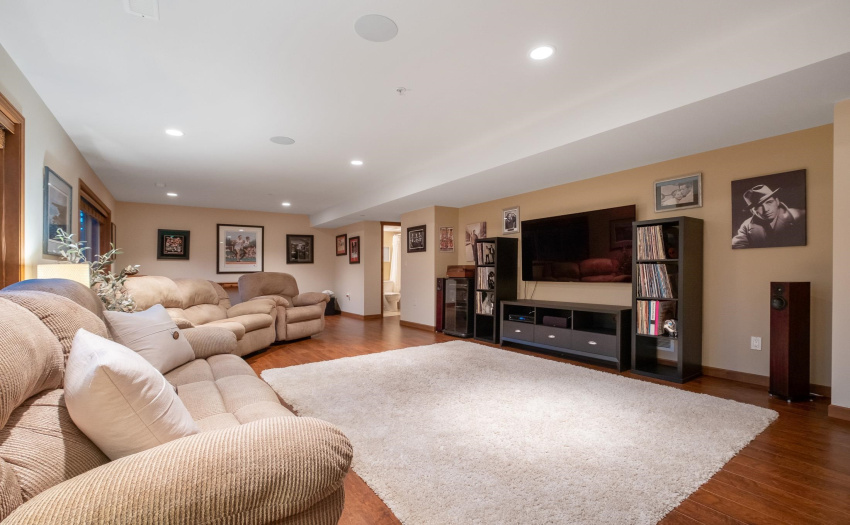 STUNNING MASSIVE MEDIA ROOM BELOW!