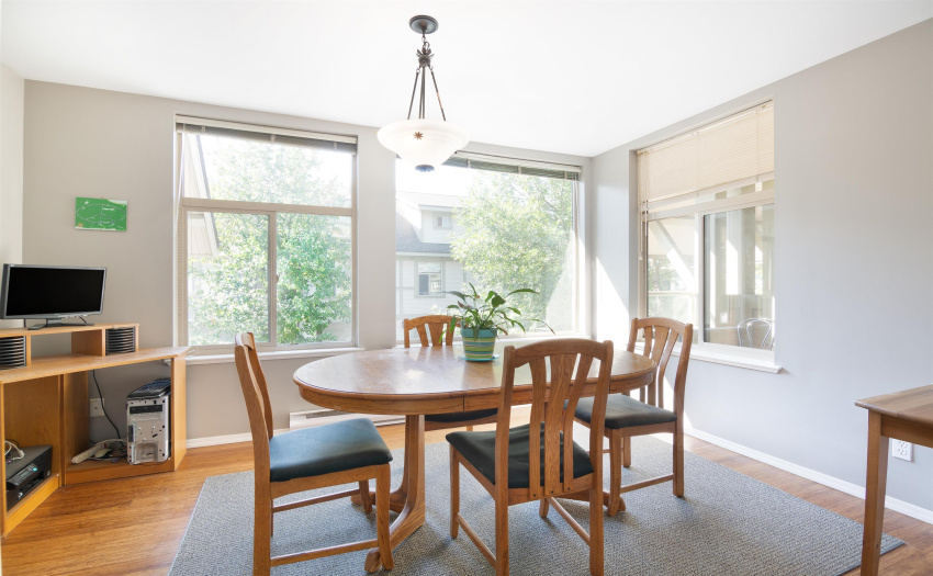 This flex-room can be used as an office, yoga space, playroom or dining room. Lots of options!