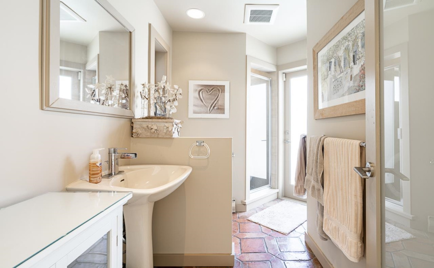 Bathroom close to pool