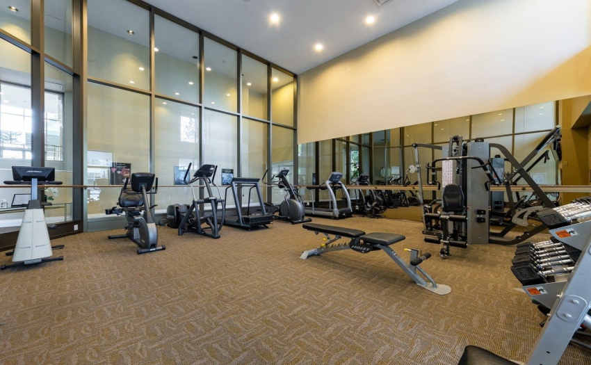 Fully-equipped gym
