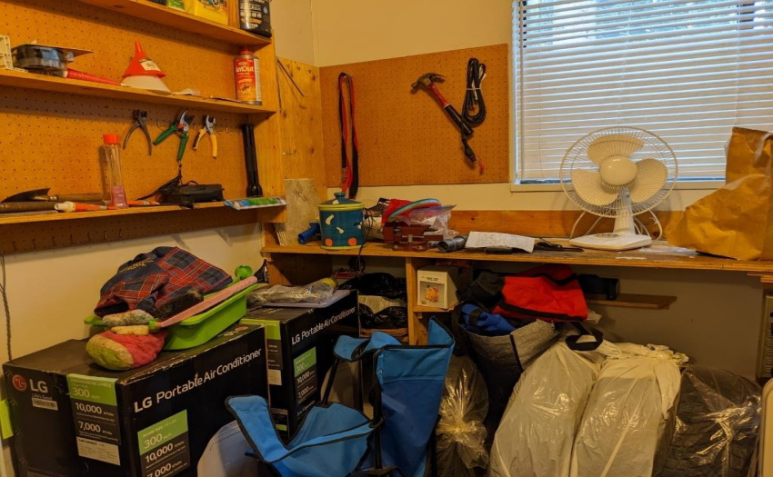 Area in garage