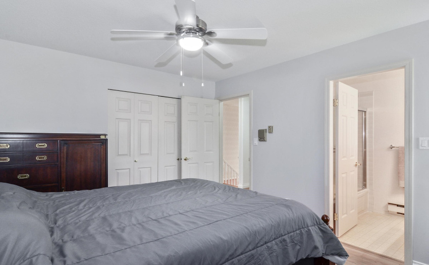 Ample closet space