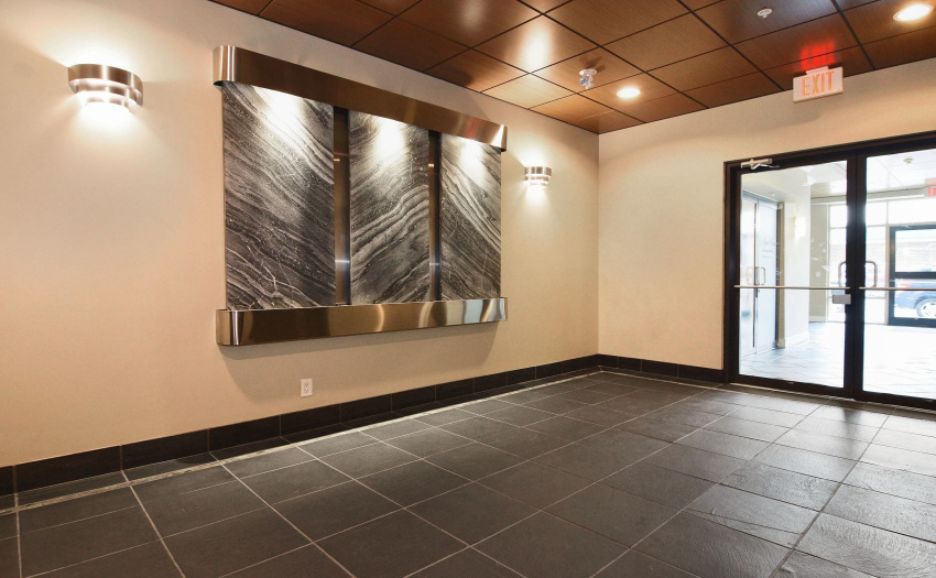 Bright and clean lobby