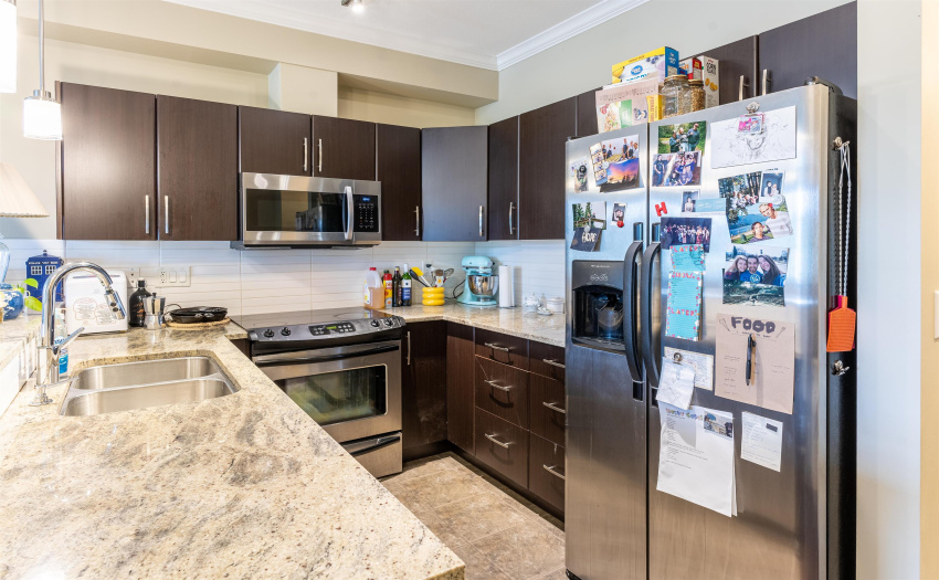 Large double door fridge