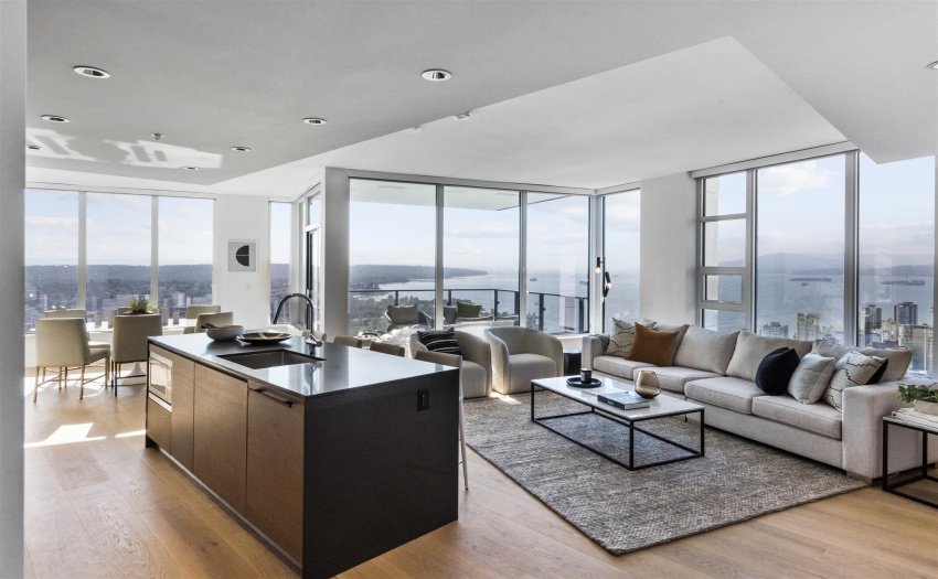 living and dining area
