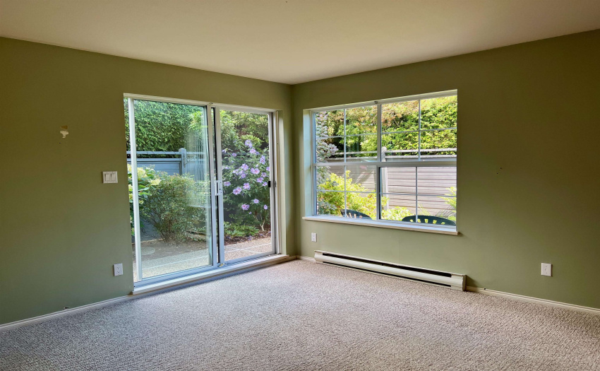 With Slider to private yard and garden