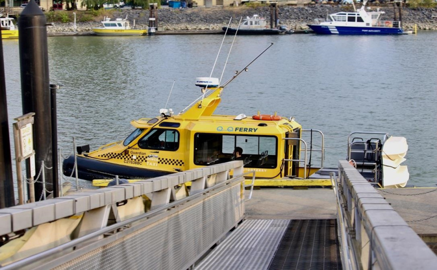 Local Ferry that goes to New Westminster Quay for shopping
