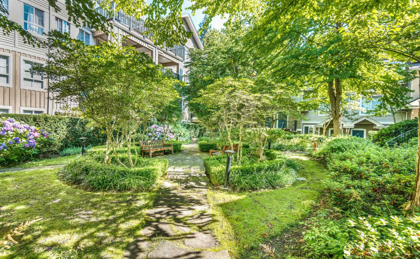 a magnificent garden setting