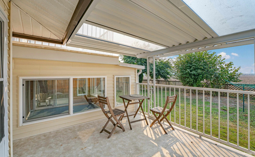 Patio off of kitchen