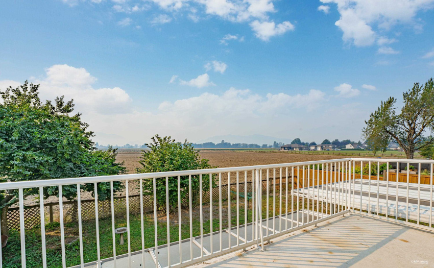 View from master bedroom balcony