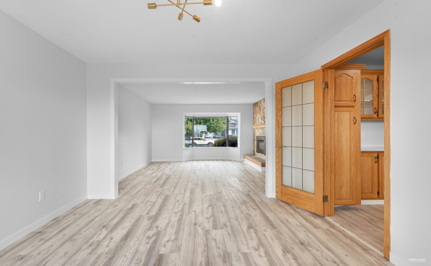 Dining room and living room