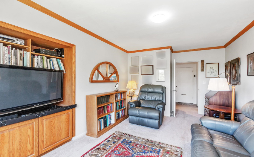 Bedroom currently being used as a den/office. Desk has been put in the closet area but could be converted back.