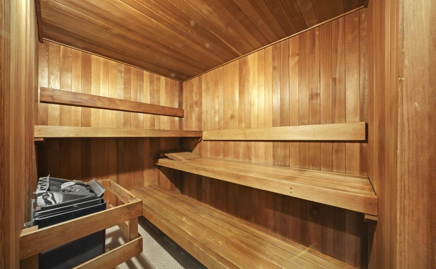 Enjoy a nice sauna after your swim.