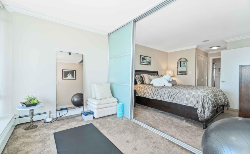 Flex space. Expand your bedroom or put it to another use.