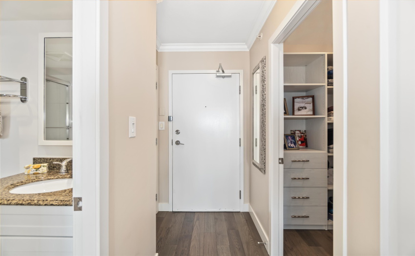Front hall with Walk-in Closet.