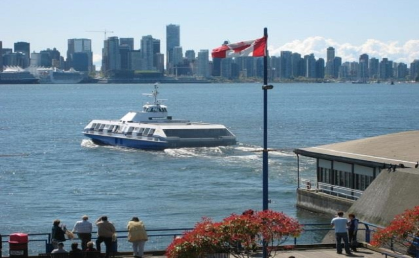 Five minutes or less to the SeaBus.