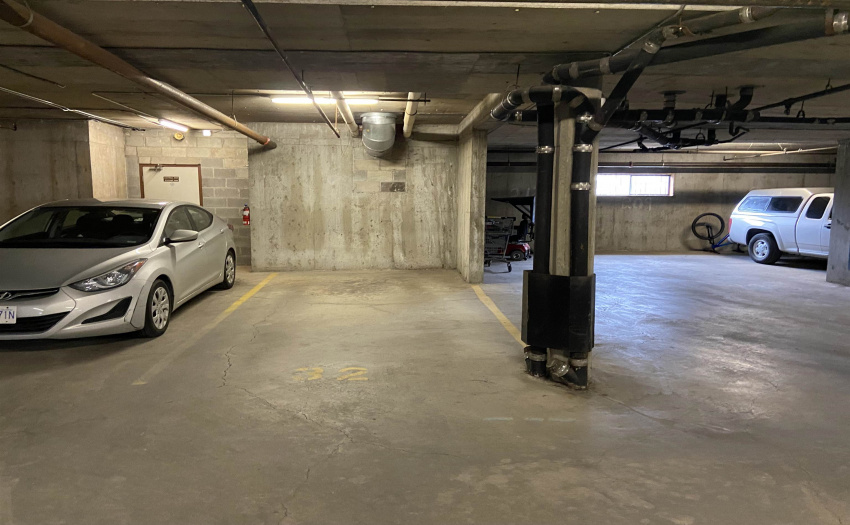 Under building secure parking spot #32